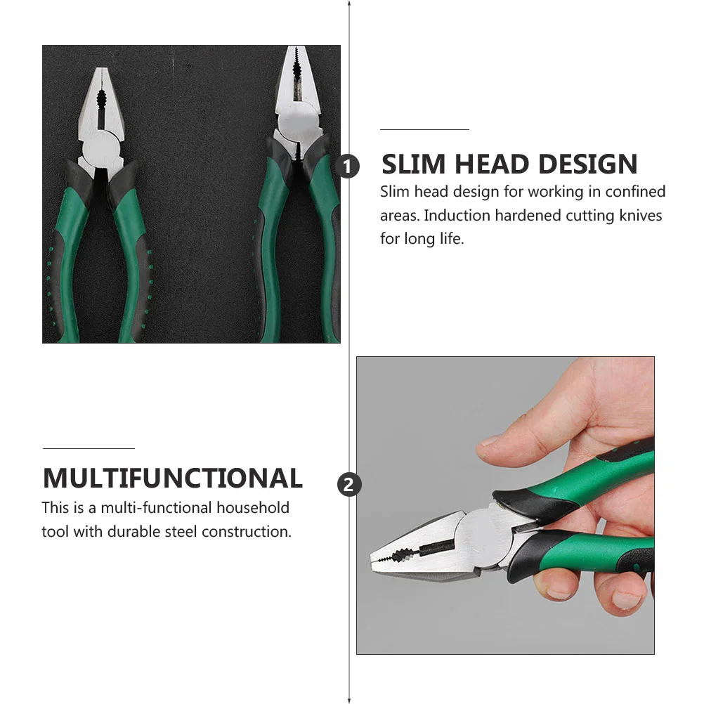 

1Pcs Multi-Functional Household Vise Pliers Steel Wire Cutter Heavy-Duty Oblique Cutting Pliers Precision Tool