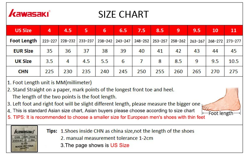 Kawasaki Marke Neue Badminton Schuhe Herren Tennis Anti-twish Design Atmungsaktive Sportschuhe Männlichen Turnschuhe A3307 – Detail 5
