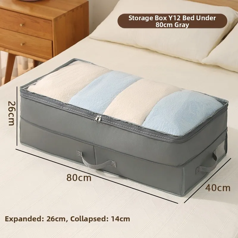 

For Bedding Storage Fabric Organizer Under Bed Storage For Bedroom Organization Expandable Under Bed Storage Foldable Design