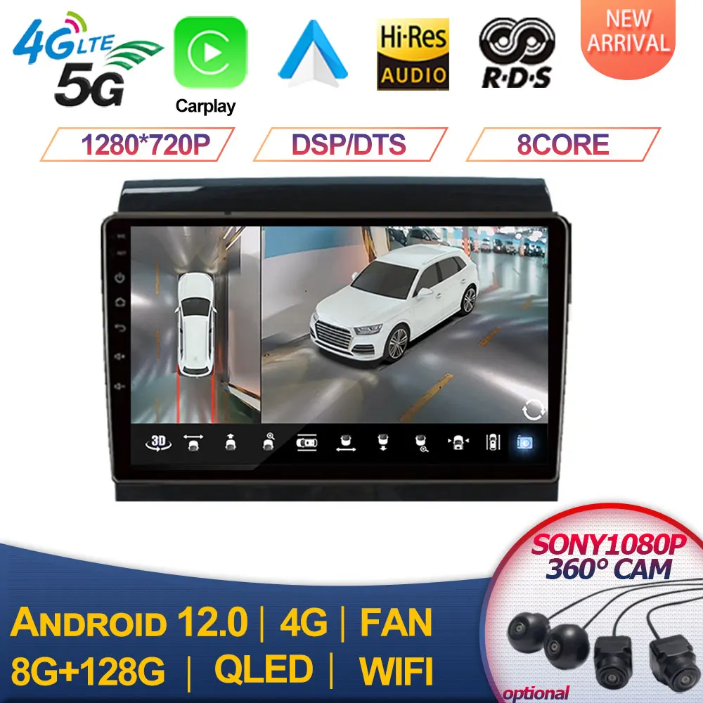 

For Fiat Ducato Jumper Boxer 2006-2018 Car Radio Multimedia Video Player Navigation GPS RDS no dvd 4G LTE Android 13