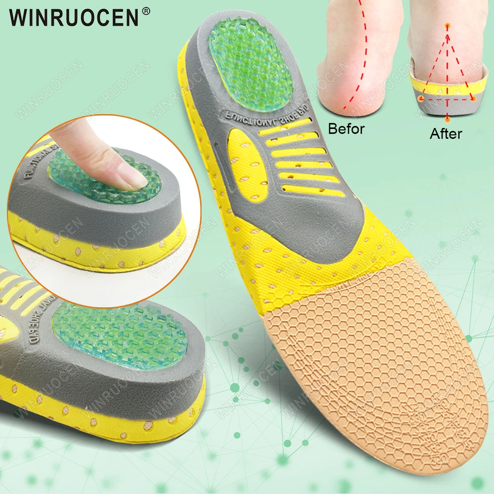 1 paar Orthopädische Einlegesohlen Orthesen Plattfuß Gesundheit Sohle Pad Für Schuhe Einfügen Arch Support Pad Plantarfasziitis Füße Pflege Pads