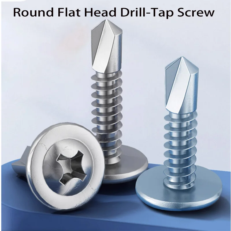 

M4.2 M4.8 Self-Tapping Sheet Metal Screws Truss Head High-Strength Quick Tapping Screws Lath to Metal