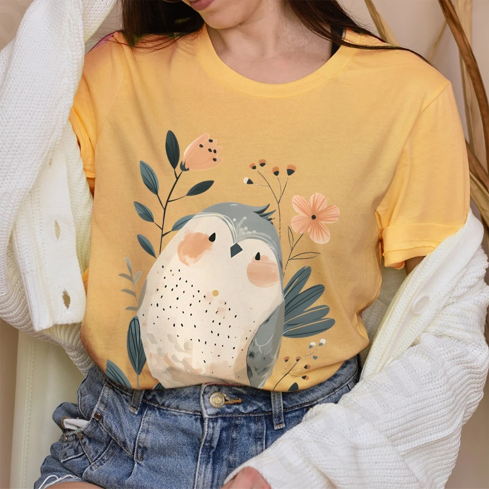 

Милый куриный стиль, футболка лета 202, женская футболка Y2k, милый кролик с ручной росписью, корейский графический стиль, комфортный топ большого размера