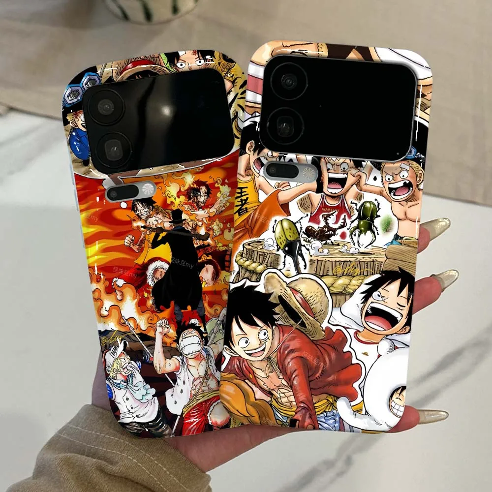 

Japan Cartoon One Piece Luffy For Xiaomi 17 15 14 14T 13 12T 11 11i 11X Pro Max Lite NE 5G Feilin Wave Oil Shell Cover