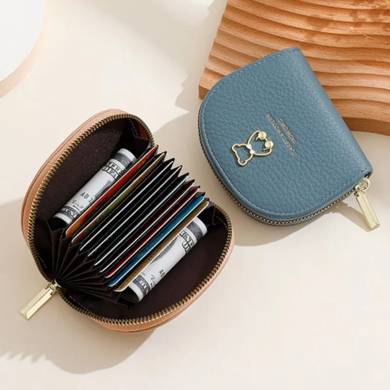 

Милый мультяшный кошелек из искусственной кожи для девочек, чехол для карт, студенческий кошелек для монет Billetera Portemonnaie Damen Cartera Mujer