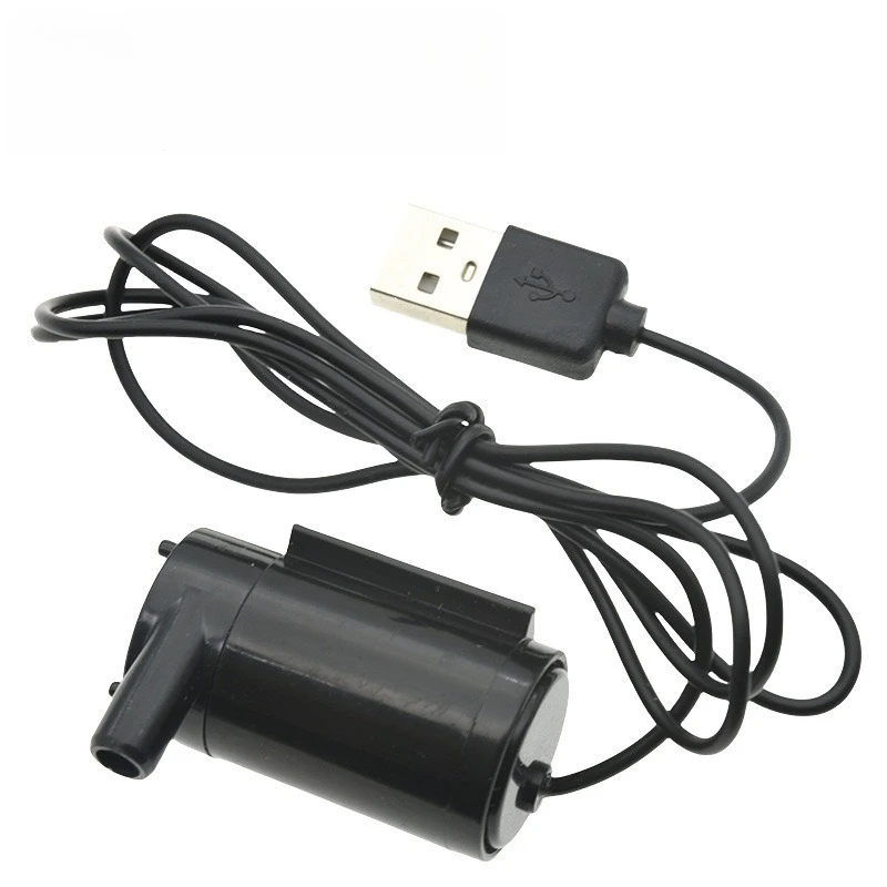 Ultra Quiet Micro Submersible Water Pump DC3V 5V USB & Phone Charger Powered Small Pump For PC Cooling Water Circulation