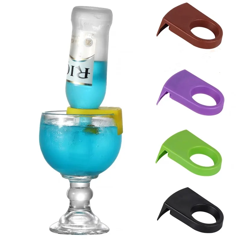

100pcs/Set Bottle Buckle Holders ABS Plastic Drink Clips Cocktail Snaps For Beer Glass Bottle Buckle Holders Beer Bar Tool