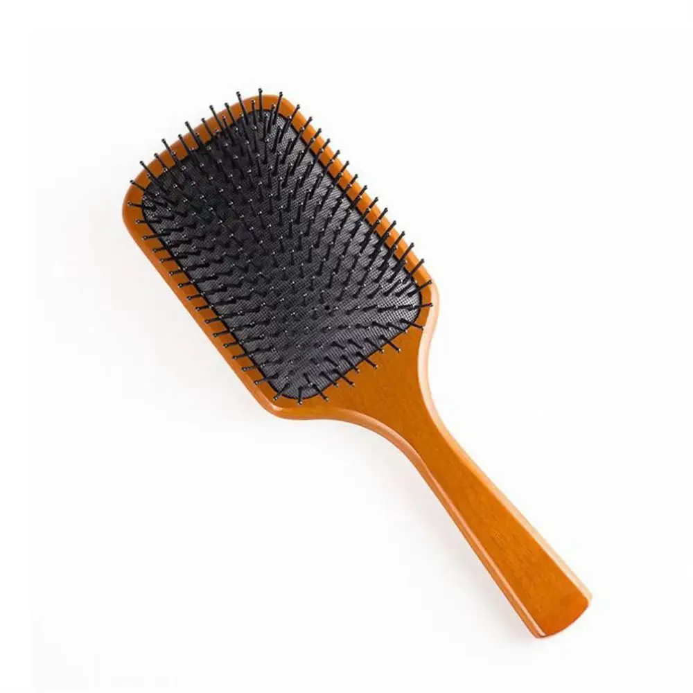 

Barber Accessories Air Cushion Wood Comb Massage Brush Scalp Care Bamboo Comb Detangling Healthy Hair Brush Head Massage