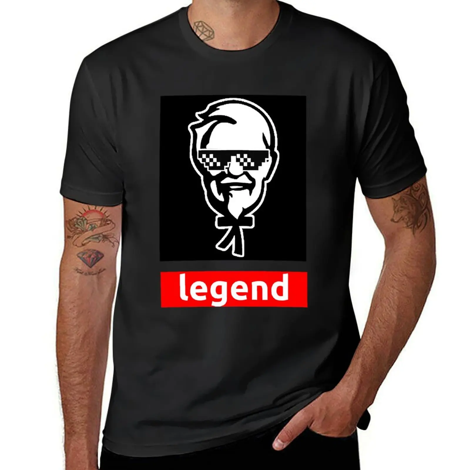 Colonel Sanders - Famous Figure Legend Classic T-Shirt oversizeds graphics mens big and tall t shirts