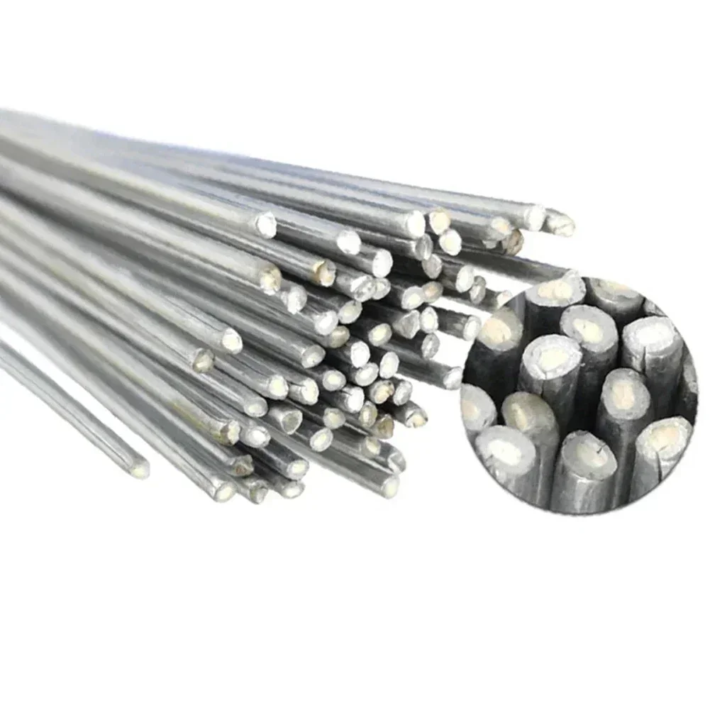 5/20pcs Welding Rod Flux Cored Wire Low Temperature Aluminum 1.6mm 2mm For Soldering Aluminum Copper Iron No Need Solder Powder