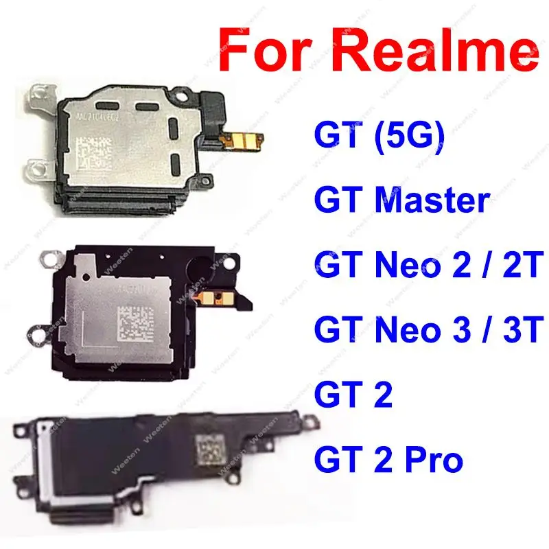 

For Realme GT Neo 2 3 2T 3T GT 2 Pro GT Master 5G Loud Speaker Buzzer Bottom Speaker Sound Buzzer Replacement