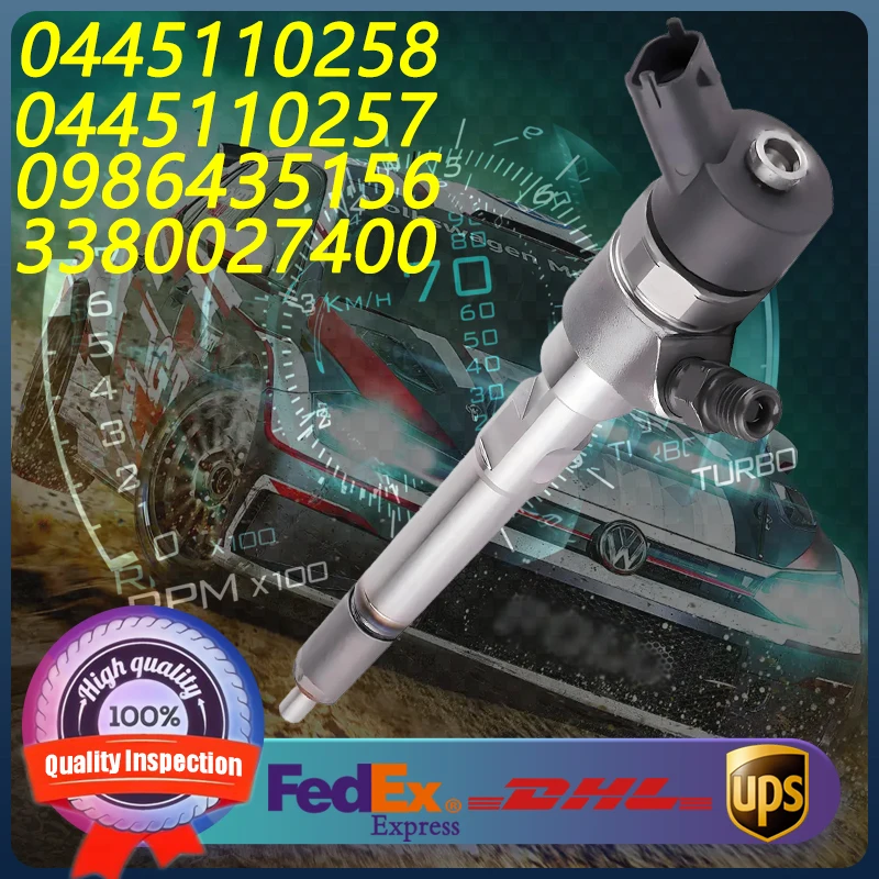 

0445110258 0445110257 0445110725 0986435156 33800-27400 Дизельный инжектор для двигателя Kia Carens Falta и Hyundai Sonata Tucson