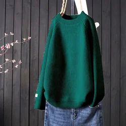 Women Sweater 2024 Spring Autumn Knitted Pullovers O-neck Slim Fit Bottoming Shirt Solid Soft Knitwear Jumpers Basic Sweaters