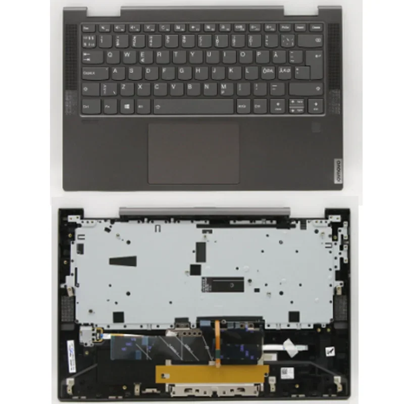 

New for Lenovo Yoga C740-14IML FYG41 Laptop Parts Replacement Palmrest Upper Case LOG UP ASSY FPR IRON GREY-ND MICA-LA MICA-USA`