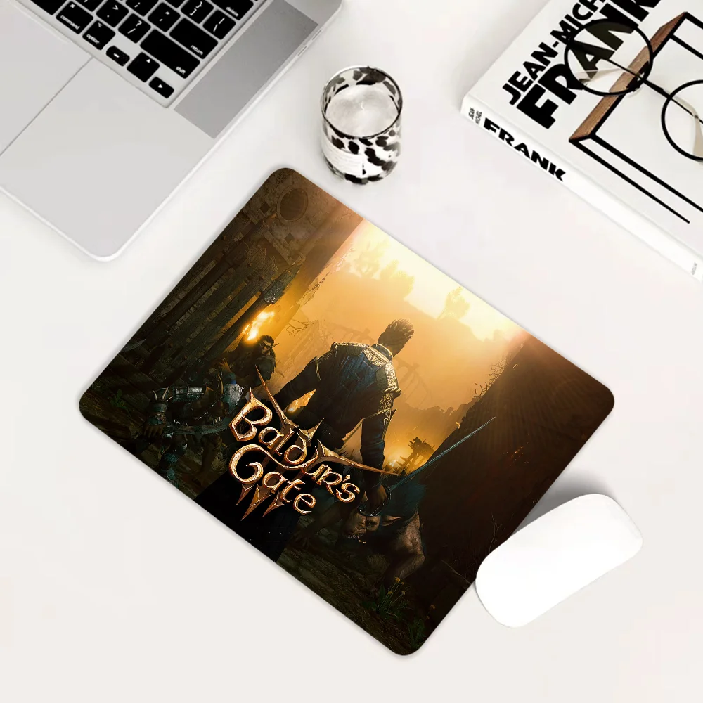 Baldurs Gate 3 Mousepad Custom Skin Desktop Desk Mat Kawaii Gaming Accessories Students Writing Pad Padmouse Desk Play Mats