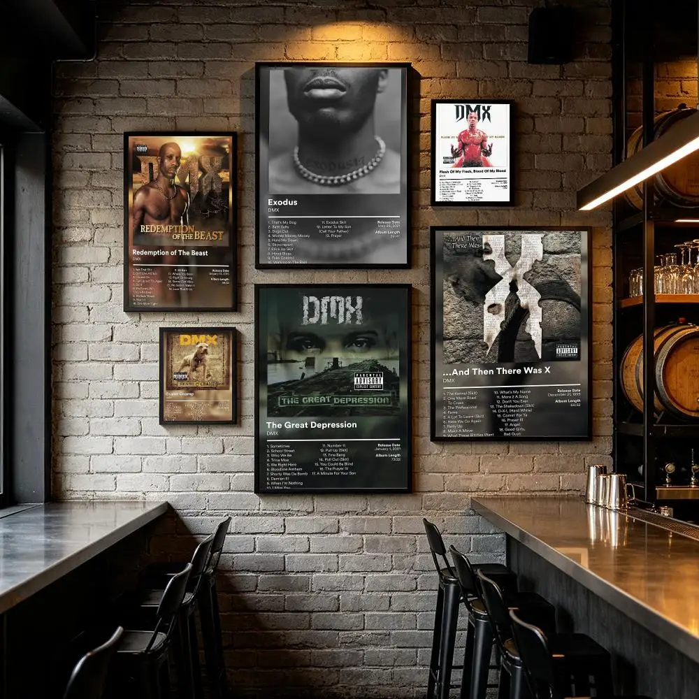 Rapper D-DMX Album Cover Poster HD Home Wall Stickers House Hallway Living Room Bedroom Bar Office Decor Art Prints