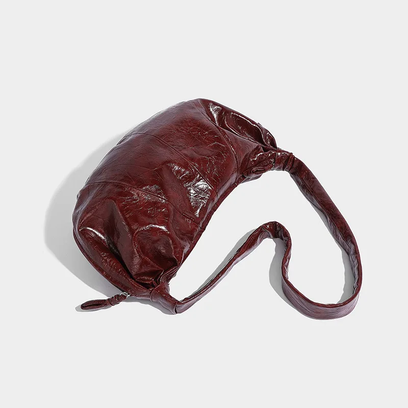 Jonlily Vrouwen PU Lederen Schoudertas Vrouwelijke Mode Handtas Bakken Casual Crossbody Tas Kleine Dagtas Commuter Bag Portemonnee -KG1842