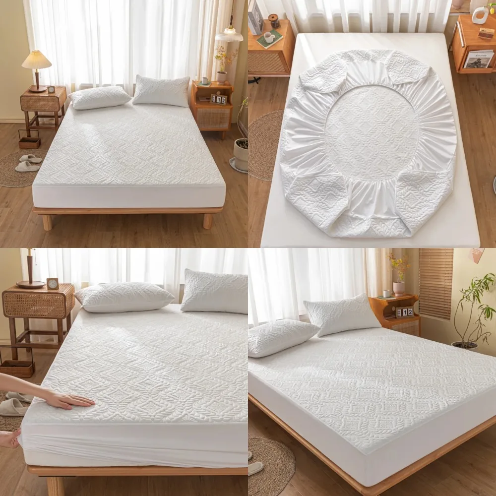 

Transform your bed into a plush and tranquil sanctuary with our durable and soft Ultimate Mattress Protector Covers. Say goodbye