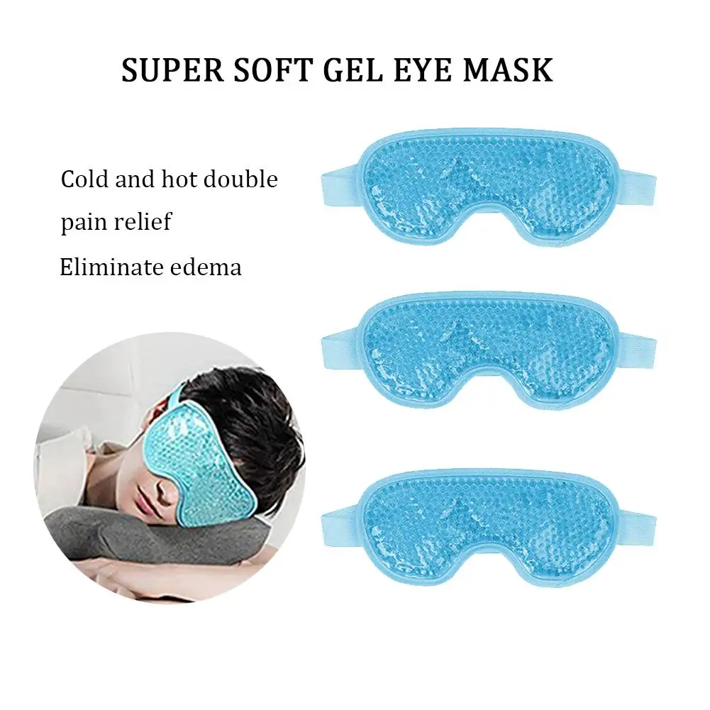 Masque pour les yeux en gel, compresse glacée, masques de sommeil, outils de beauté, relaxation du sommeil, refroidissement de la santé, aide pour les yeux, E8Ltd