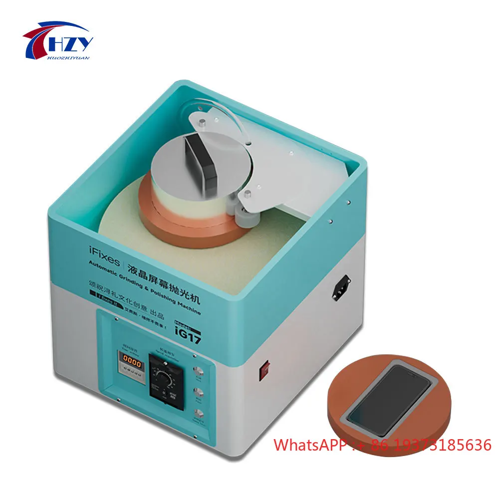 IG17 Mini One Station التلقائي الهاتف المحمول الزجاج الأمامي جهاز إصلاح الخدوش شاشة LCD الملمع طحن آيفون IWatch #1