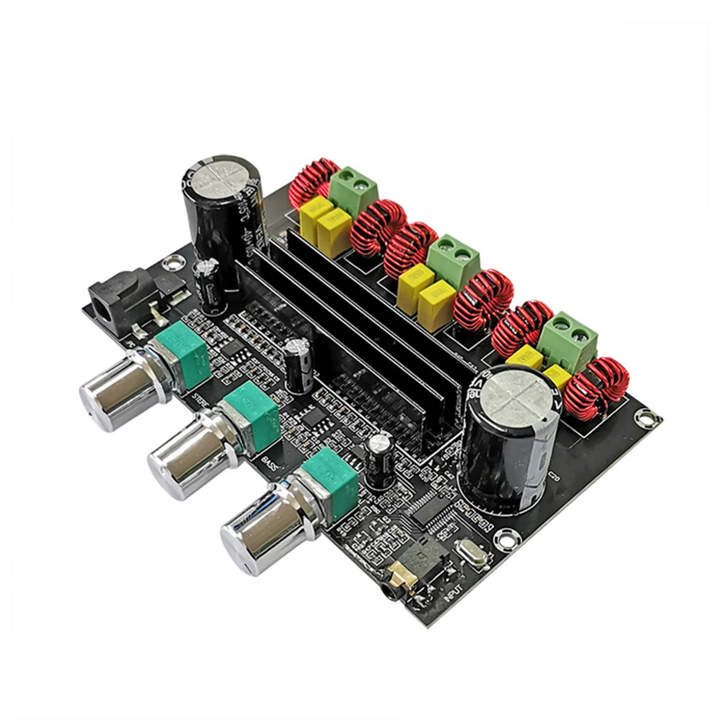 

Amplifier Board 2.1 Channel Bluetooth-compatible Rotary Knob Volume Adjustable Smart Phone Stereo Amplifying Module