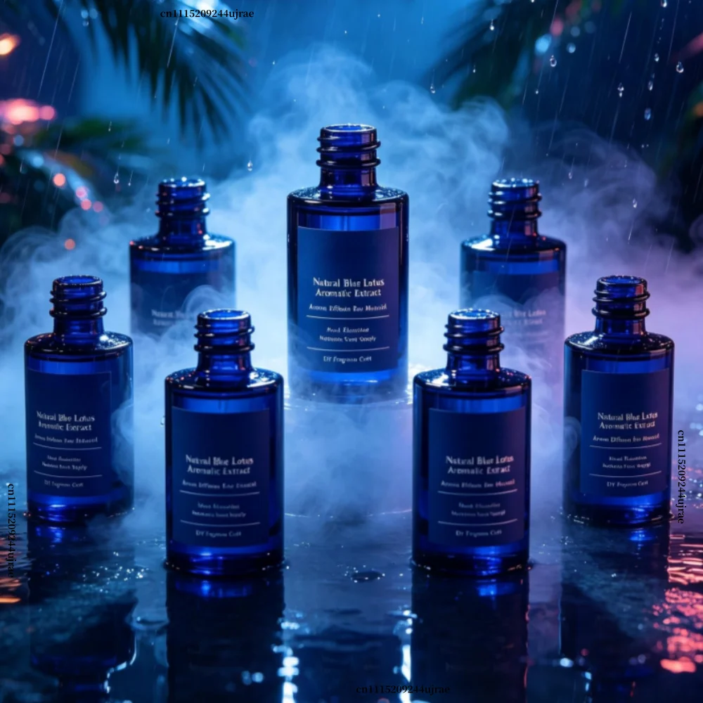 Natural Blue Lotus Aromatic Extract Aroma Diffusion Diy Fragrance Craft Scent Supply For Home Ambience Meditation Spac