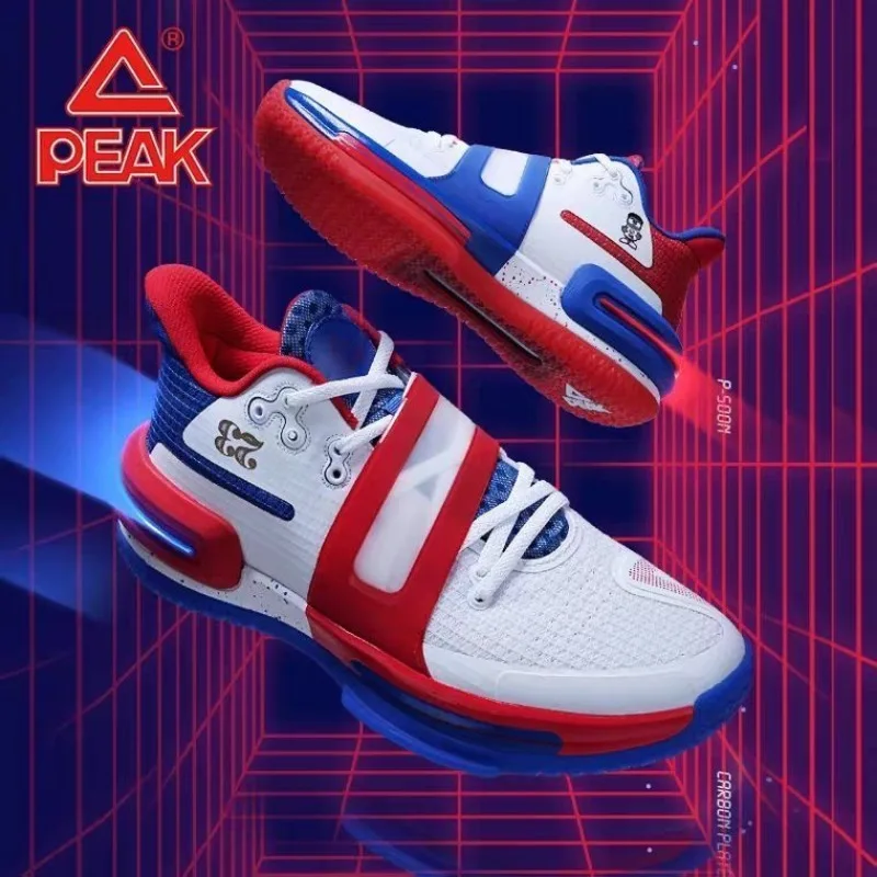 PEAK-zapatillas de baloncesto de segunda generación para hombre, zapatos de combate, transpirables, antideslizantes, duraderos