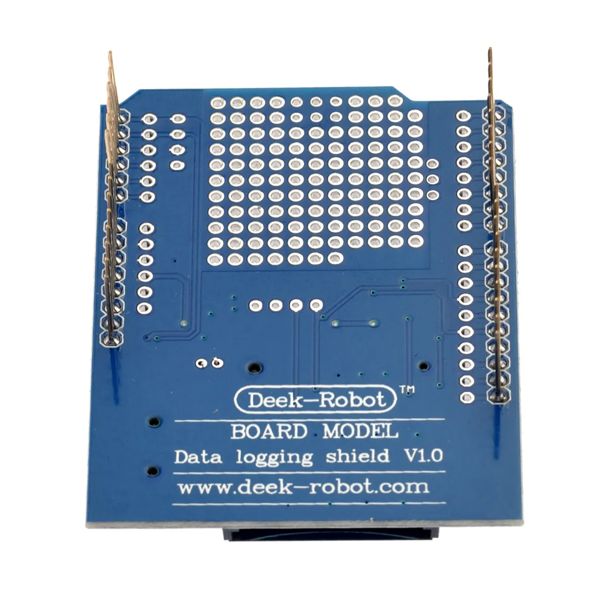 RTC Real Time Clock Module with 3.3V Level Shifter, PCB Prototyping Area & Data Logging Shield