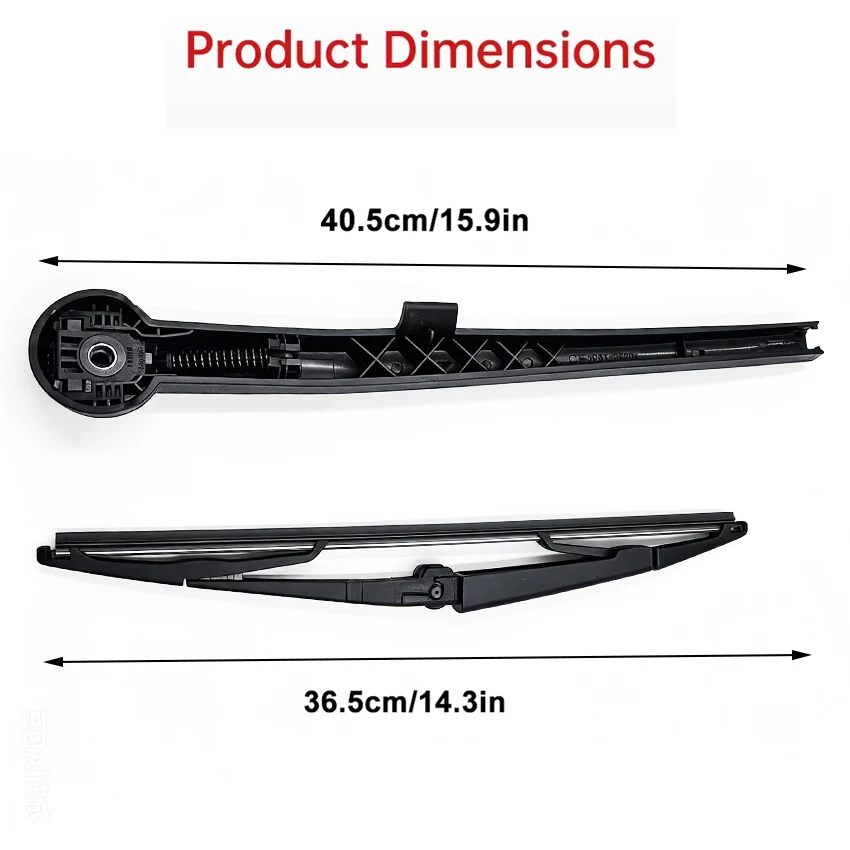 Ersatz-Set für Heckscheibenwischerarm und Klinge, passend für Jeep Grand Cherokee 2005–2010 5139836 AB – Detail 2