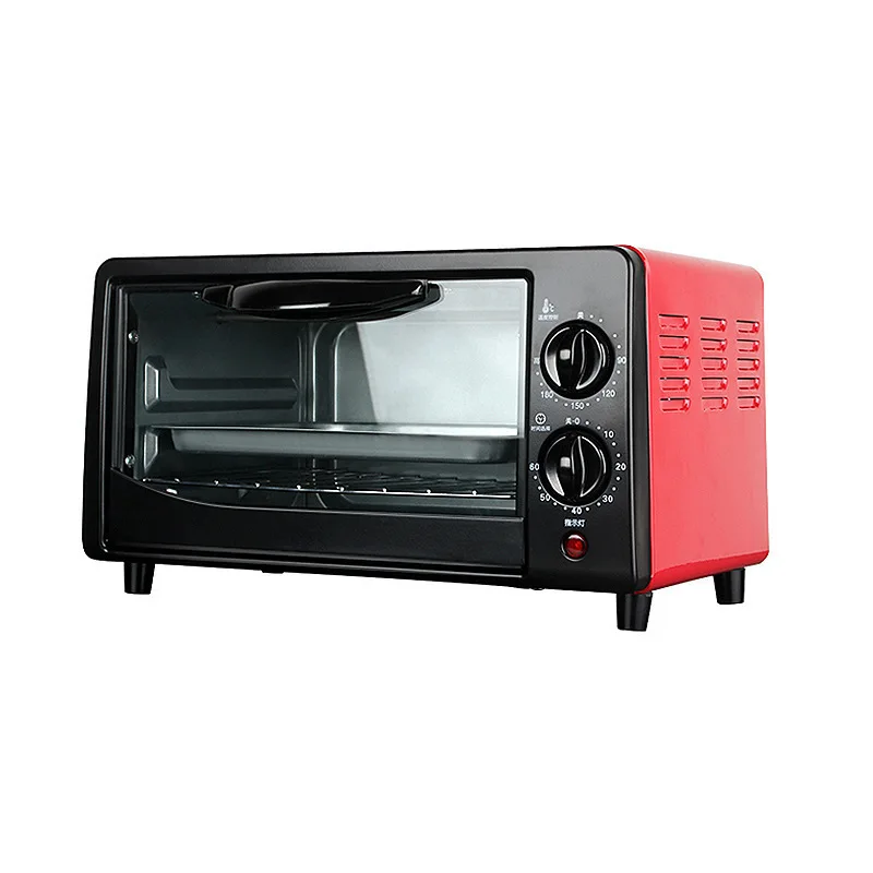 12L Timing Electric Oven With Grill Cooker Household Baking Machine Temperature Control Breakfast Machine Cake Baking EU Plug