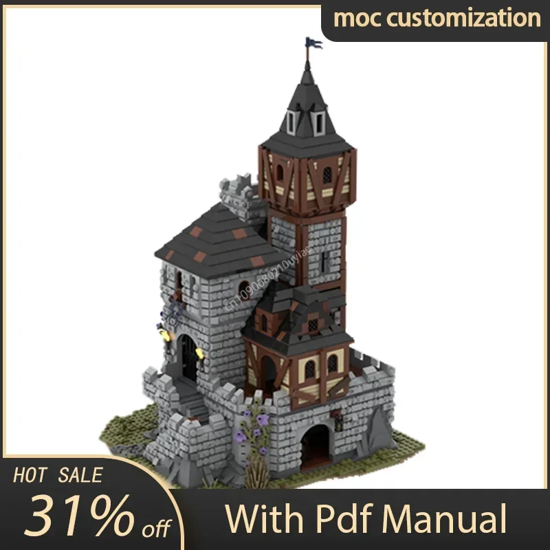 

4228pcs Creative Medieval Castle Model Moc Building Bricks Fortress Modular DIY Sets Assembly Blocks Presents