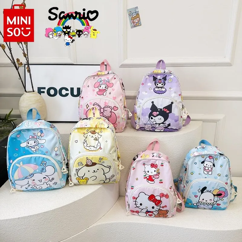 

Sanrio New Women's Backpack Fashionable High Quality Lightweight Girl Backpack Cartoon Casual Large Capacity Student Backpack