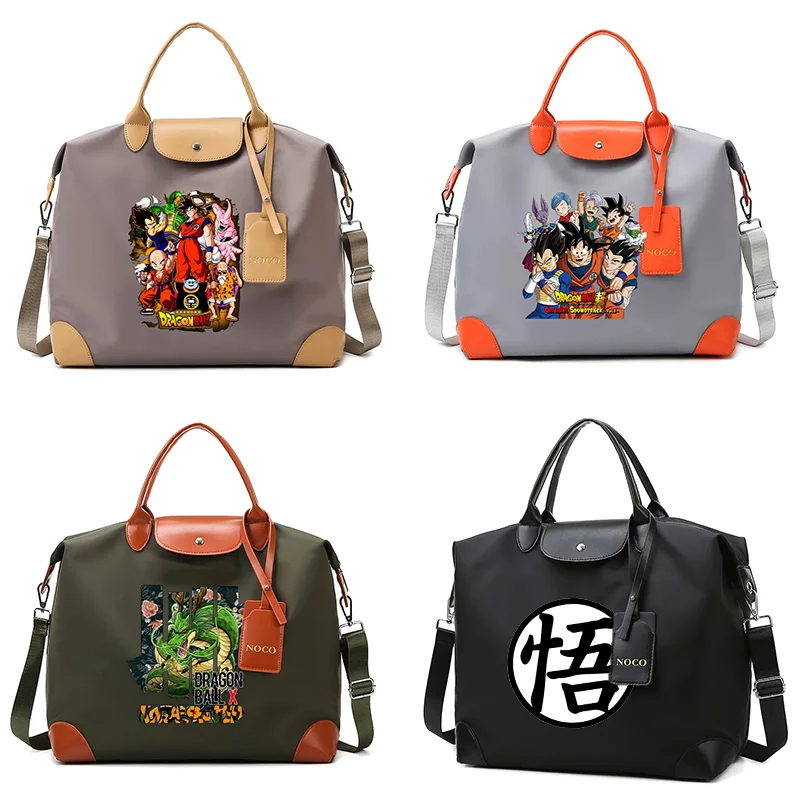 Dragon Ball Z Travel Bags Goku Cartoon Anime Pattern Printed Handbag Women Men Portable Gym Bag Large Capacity Carry on Luggage