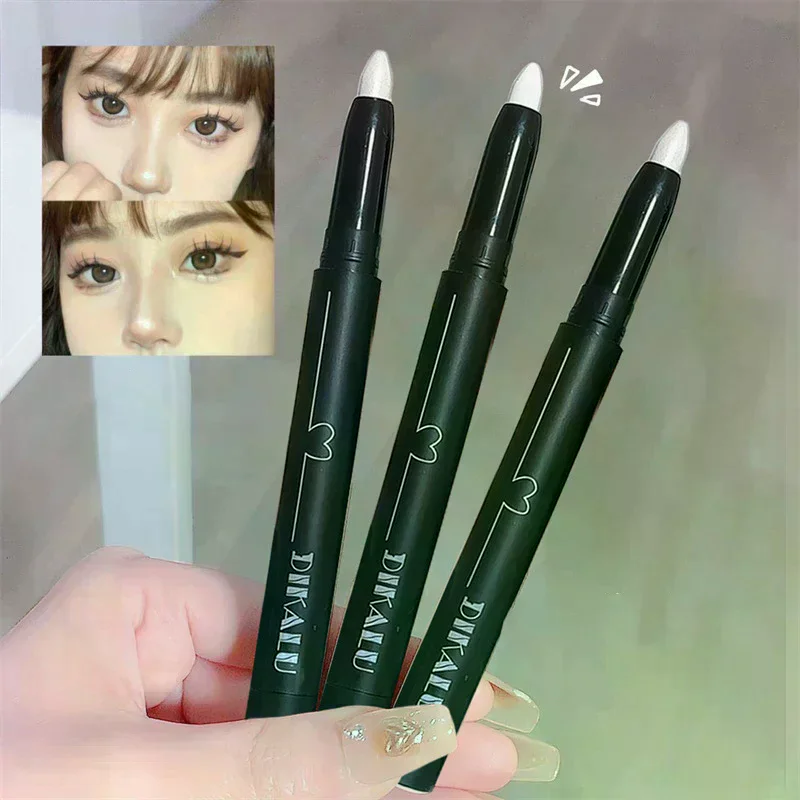 DIKALU brillant perle ombre à paupières stylo blanc mat paillettes Eyeliner crayon imperméable longue éclaircir les yeux couché ver à soie bâton maquillage