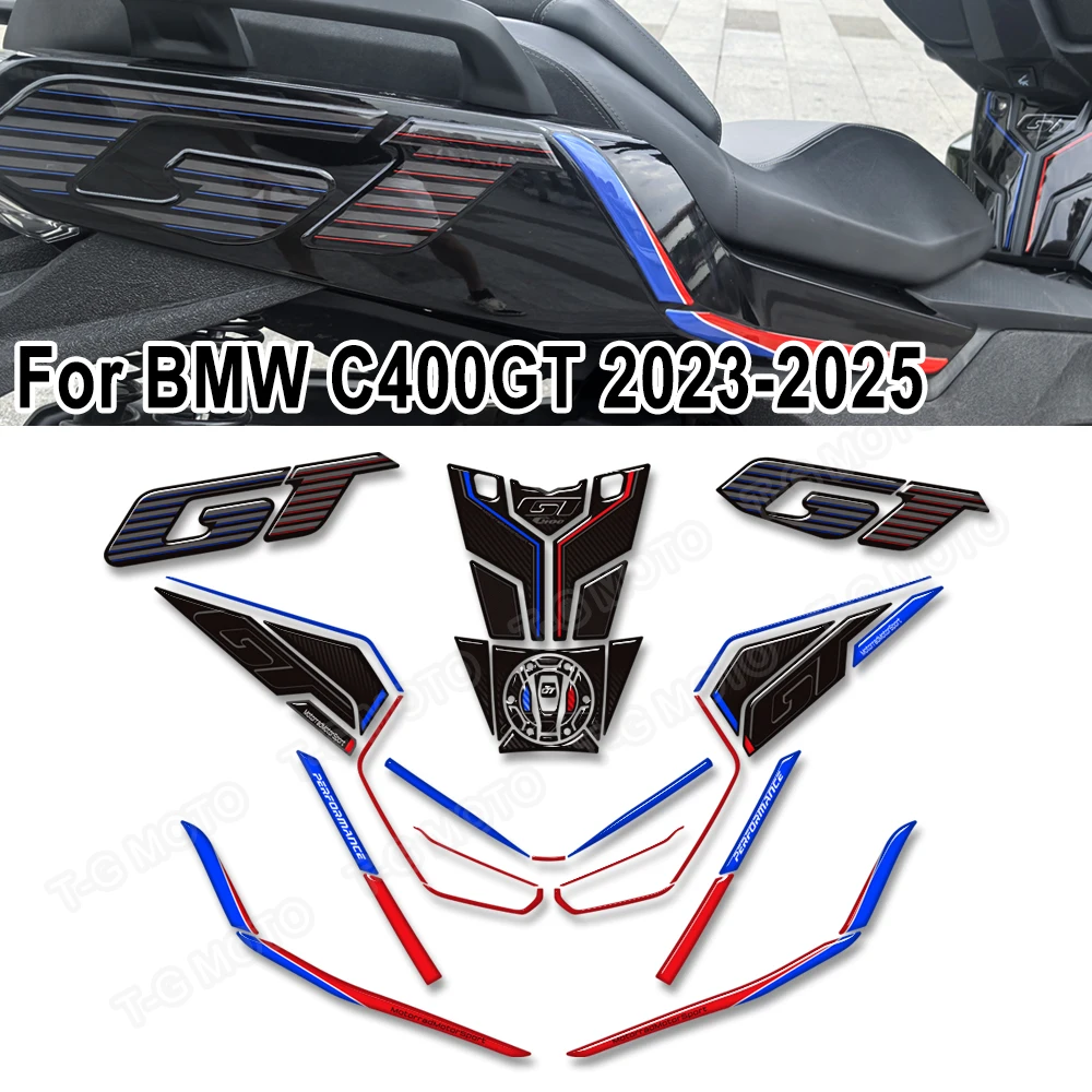 

Наклейки на мотоцикл, 3D гелевые наклейки из эпоксидной смолы, защитные накладки на бак, аксессуары для BMW C400GT C 400 GT C400 2023 2024 2025