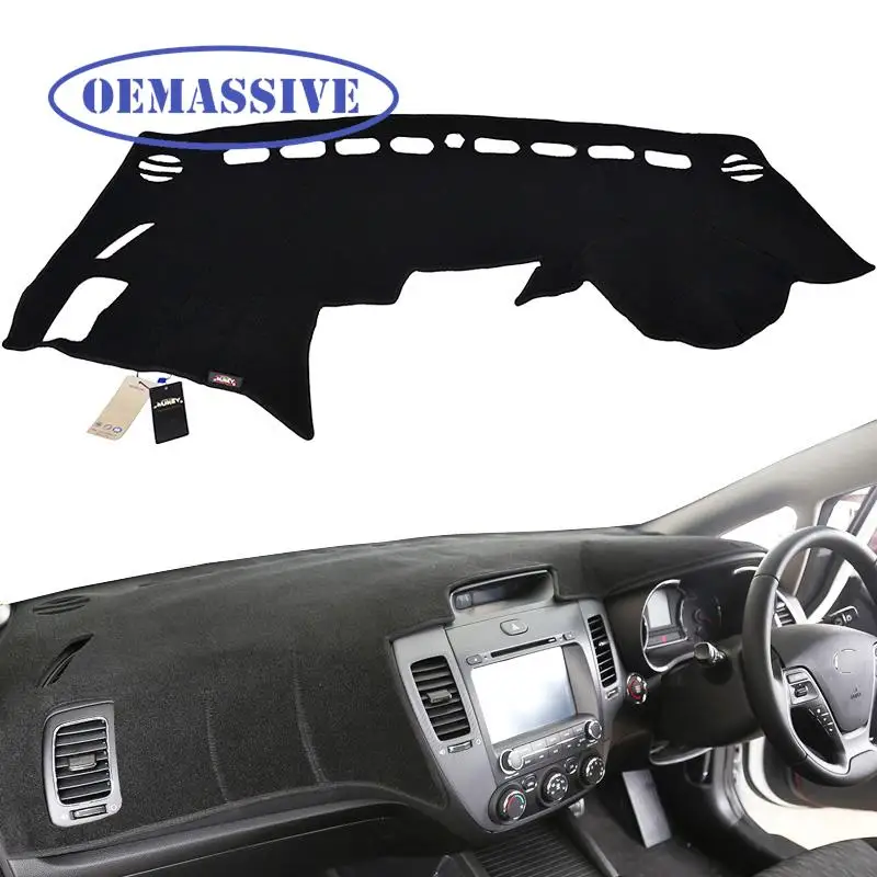 OEMASSIVE FIT FOR 2013 2014 2015 2016 KIA CERATO FORTE K3 DASHBOARD COVER DASH MAT PAD SUN SHADE DASH BOARD COVER CARPET RHD