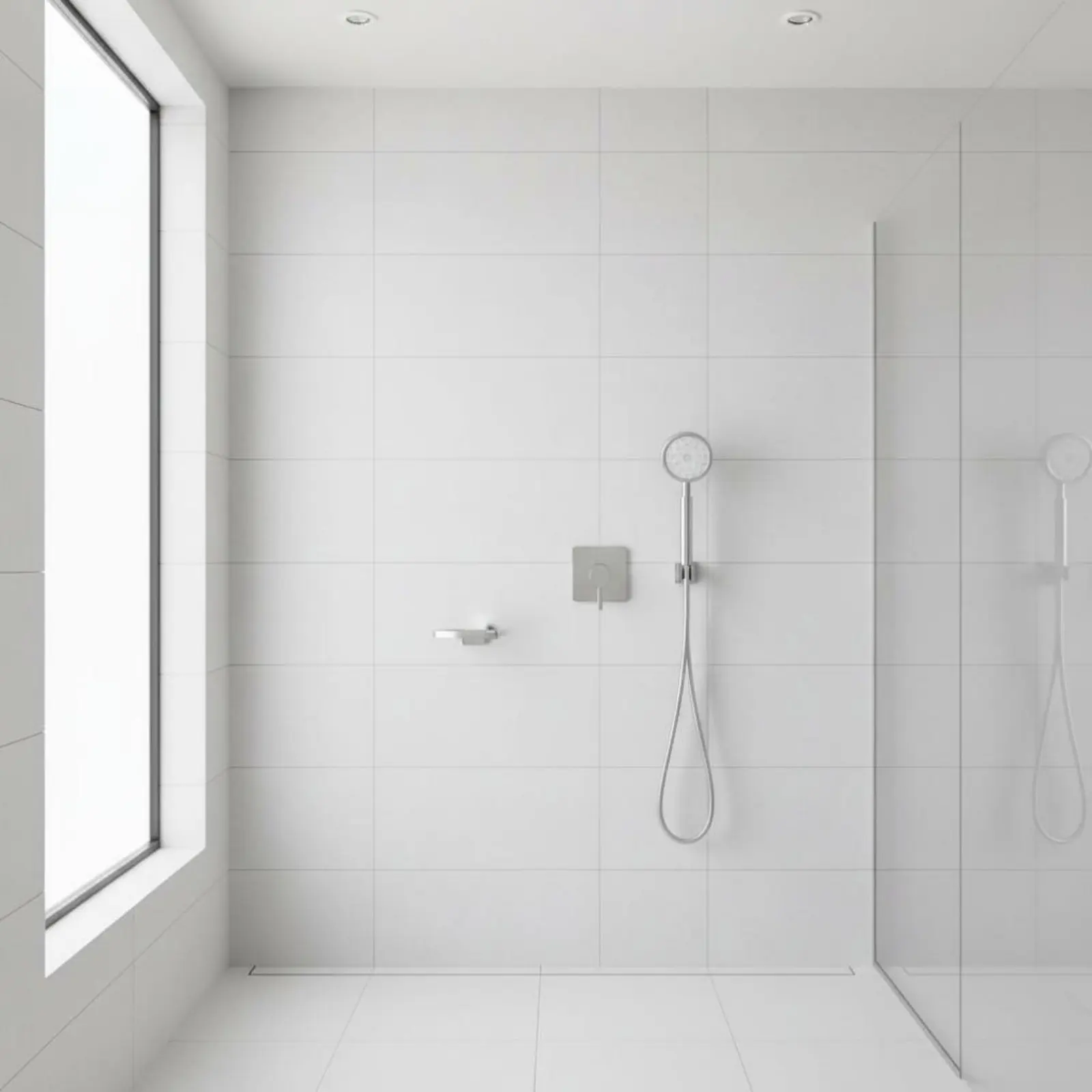 Handheld Shower Head Rust-Resistant Handheld Shower Head Set Single-Key Stop Anti-Blockage Nozzles