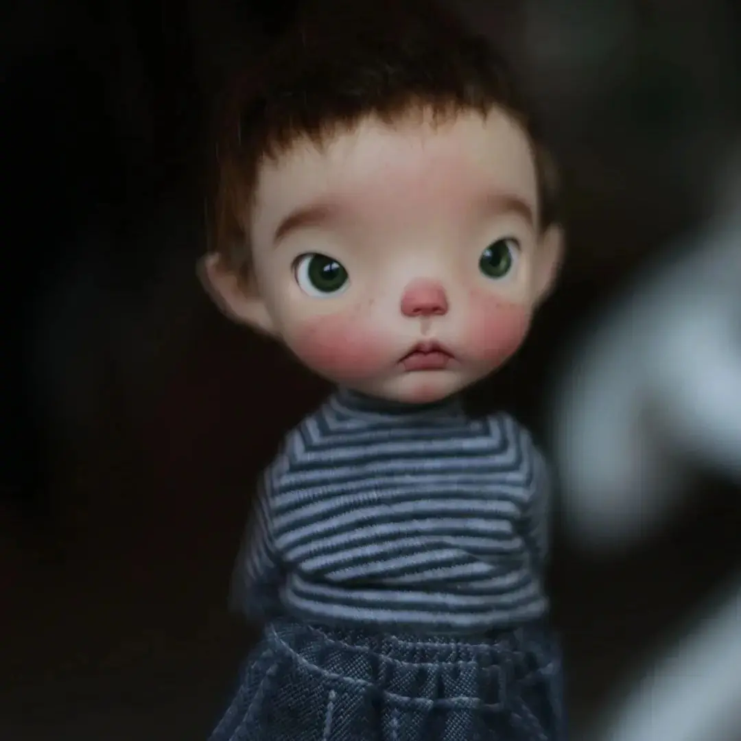 New BJD 1/6 Rourou Jacoosun resin xinben blythe MDD VOLKS DIY makeup practice head for birthday free shipping