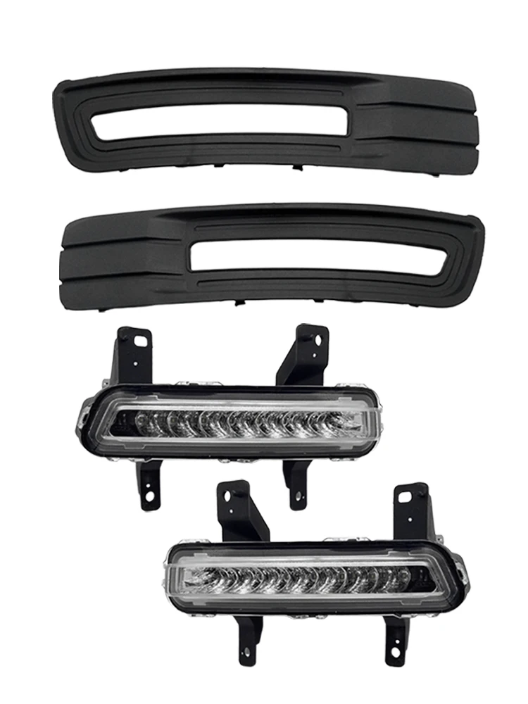Customer customization For Geely Emgrand 7 EC718 2010 - 2014 LED DRL Daytime Running Light Fog Light Fog Lamp Frame Cover