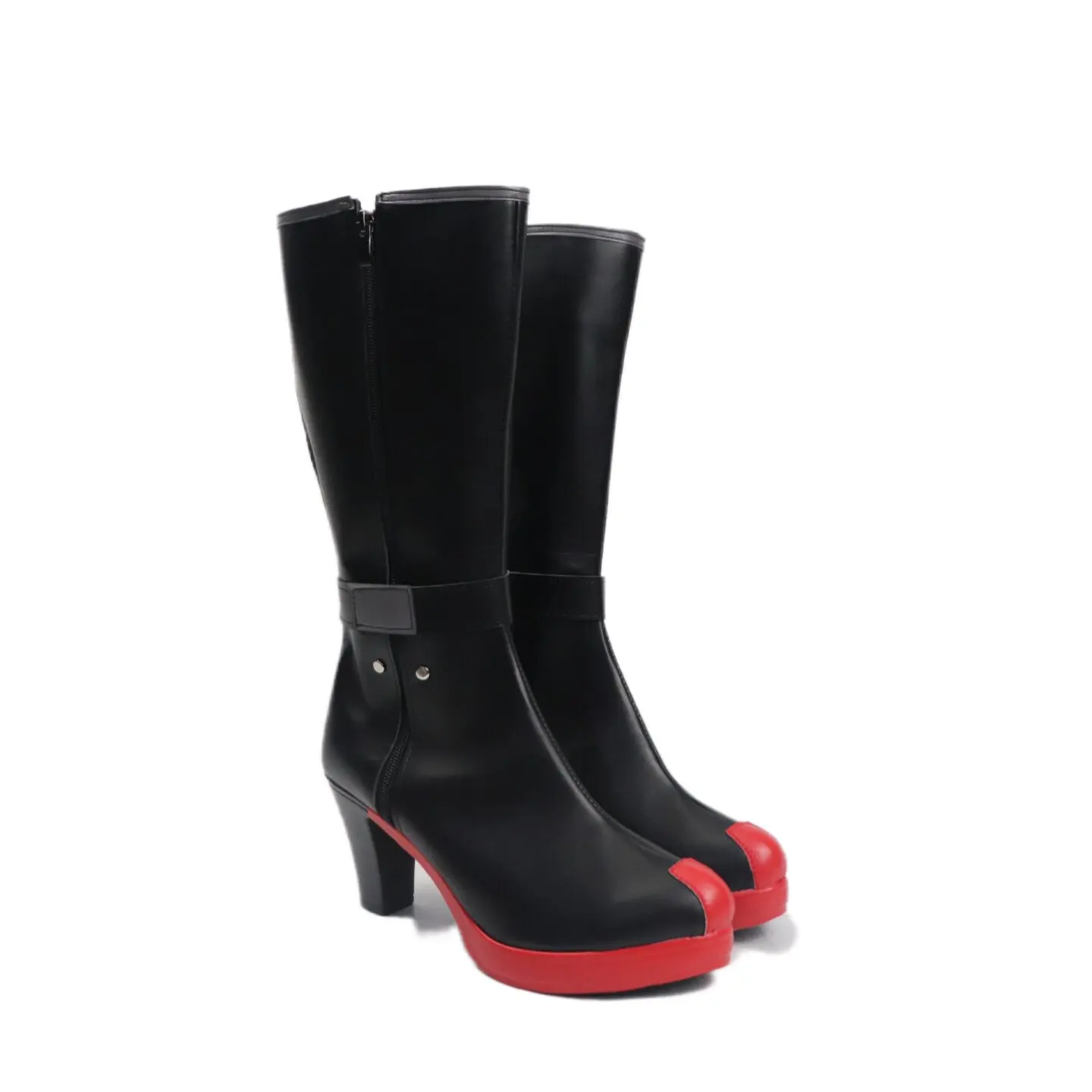 Eunhwa Cosplay Shoes Black Boots Custom Made Any Size