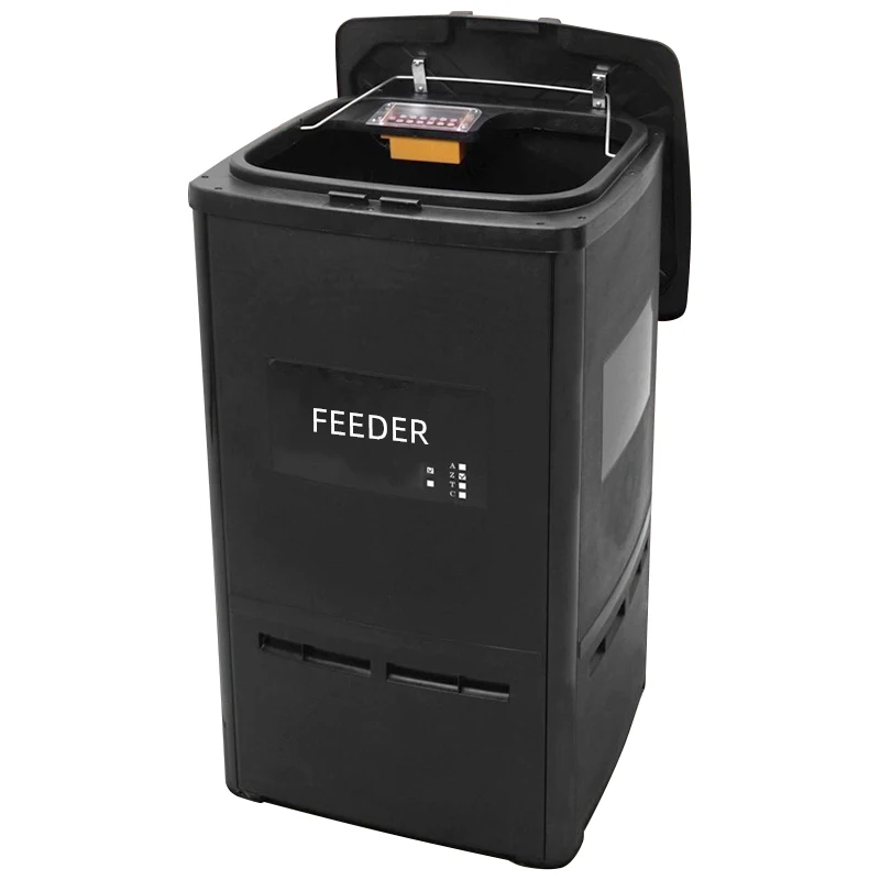 80kg 120kg Automatic Fish Ponds Feeder Fish Farm Food Feeding Machine With Timer Setting
