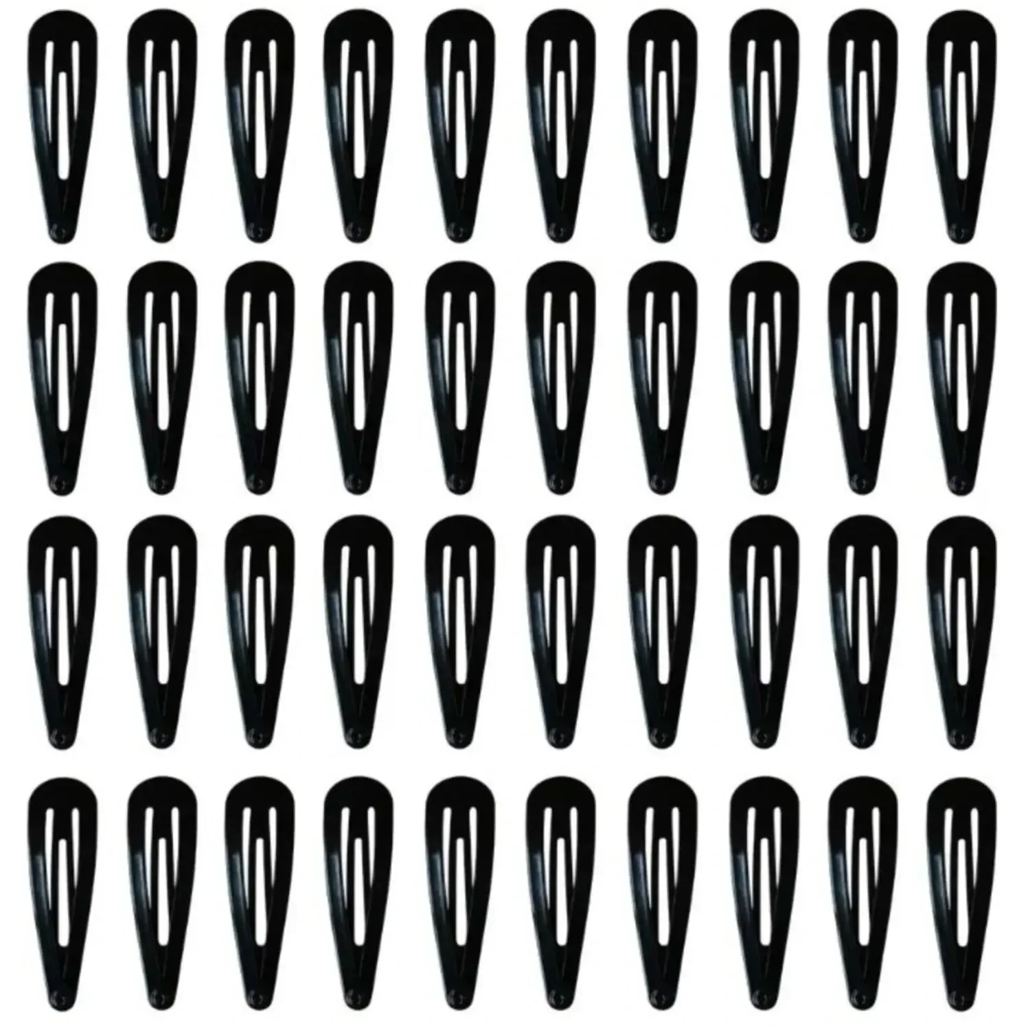 50Pcs Snap Hair Clips Candy Color Glossy 2 Inches No Slip Metal Hair Pins Clips Barrettes Accessories for Baby Girls Toddlers view 5