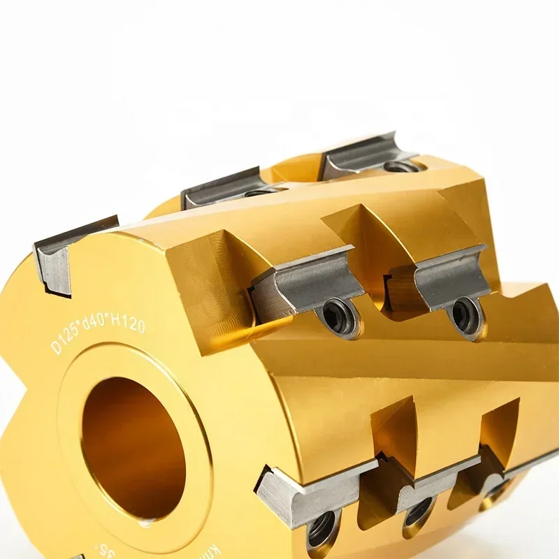 relief horizontal carbide slab unequal helical wireless woodworking cylindrical milling cutter denta radius milling cutter Hot s