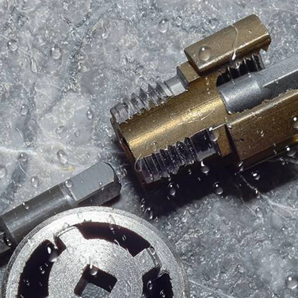 

For Home DIY Projects Efficient Pipe Opener Drill Bit Set Construction Projects Accessory Easy Operation Design