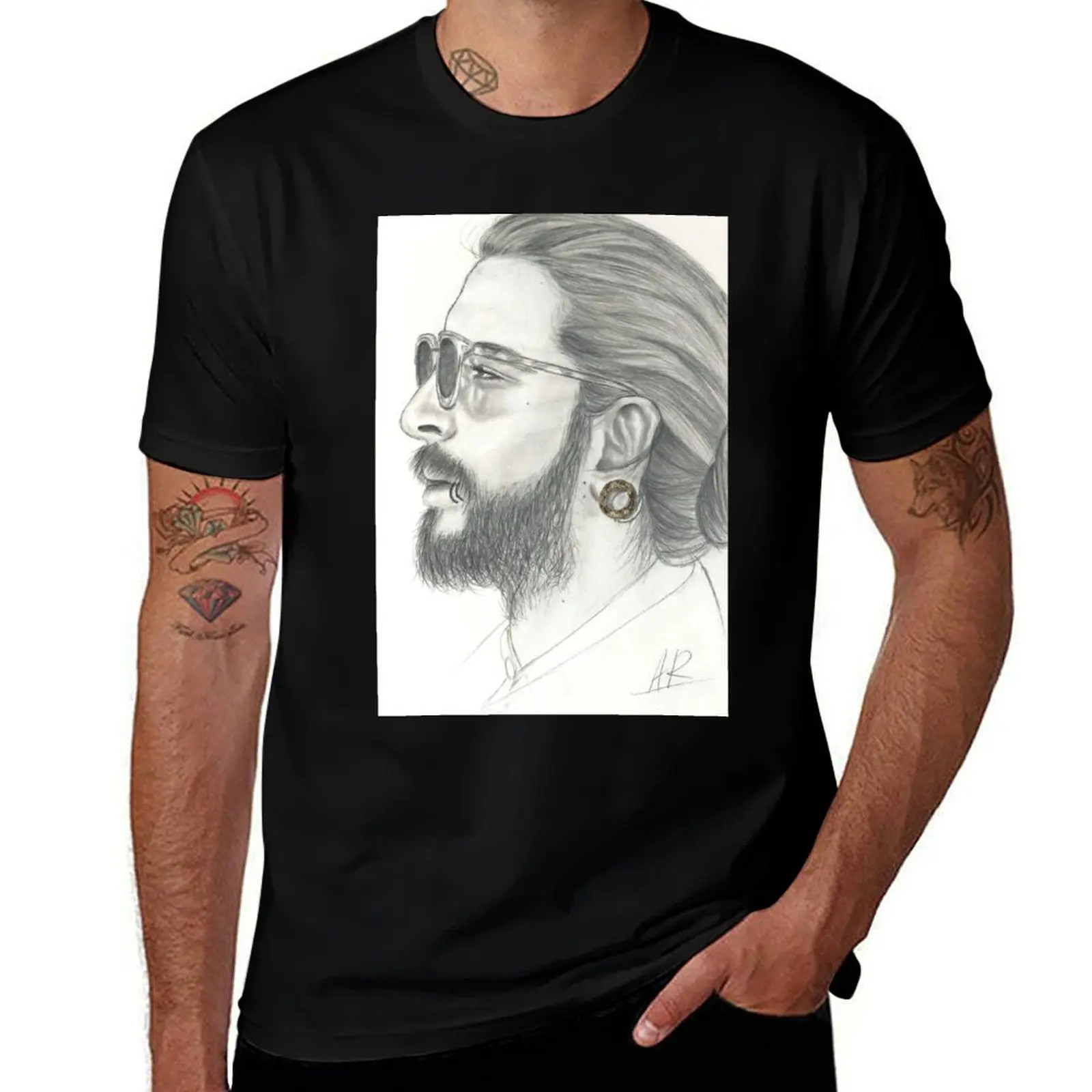 

Tom Kaulitz Tokio Hotel T-Shirt Work Duty Casual T-Shirt