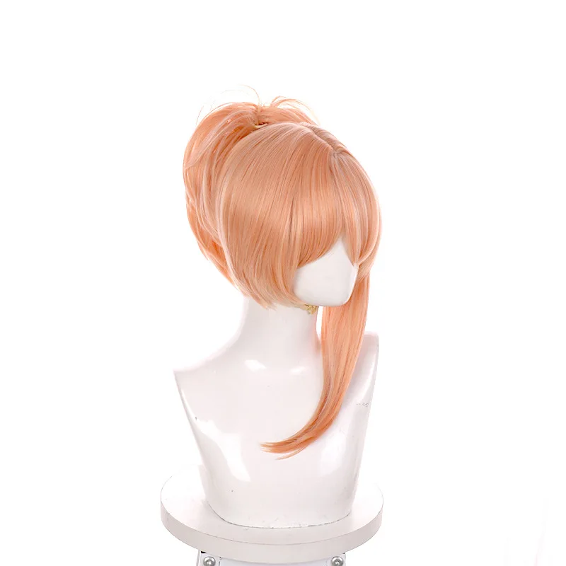 Genshin Impact Nieuwe Natie Ryujin Hana Mai Xiao Gong Gevlochten Kapsel Karakter Cosplay Pruik