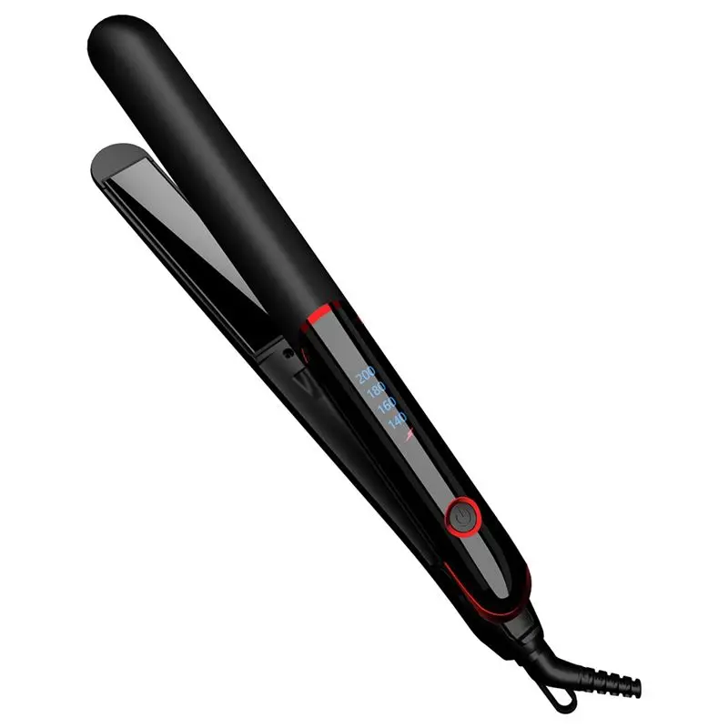 A98G-Professional Hair Straightener Flat Iron Hair Curling Iron Coating Fast Heat Up Digital Control System EU EU Plug