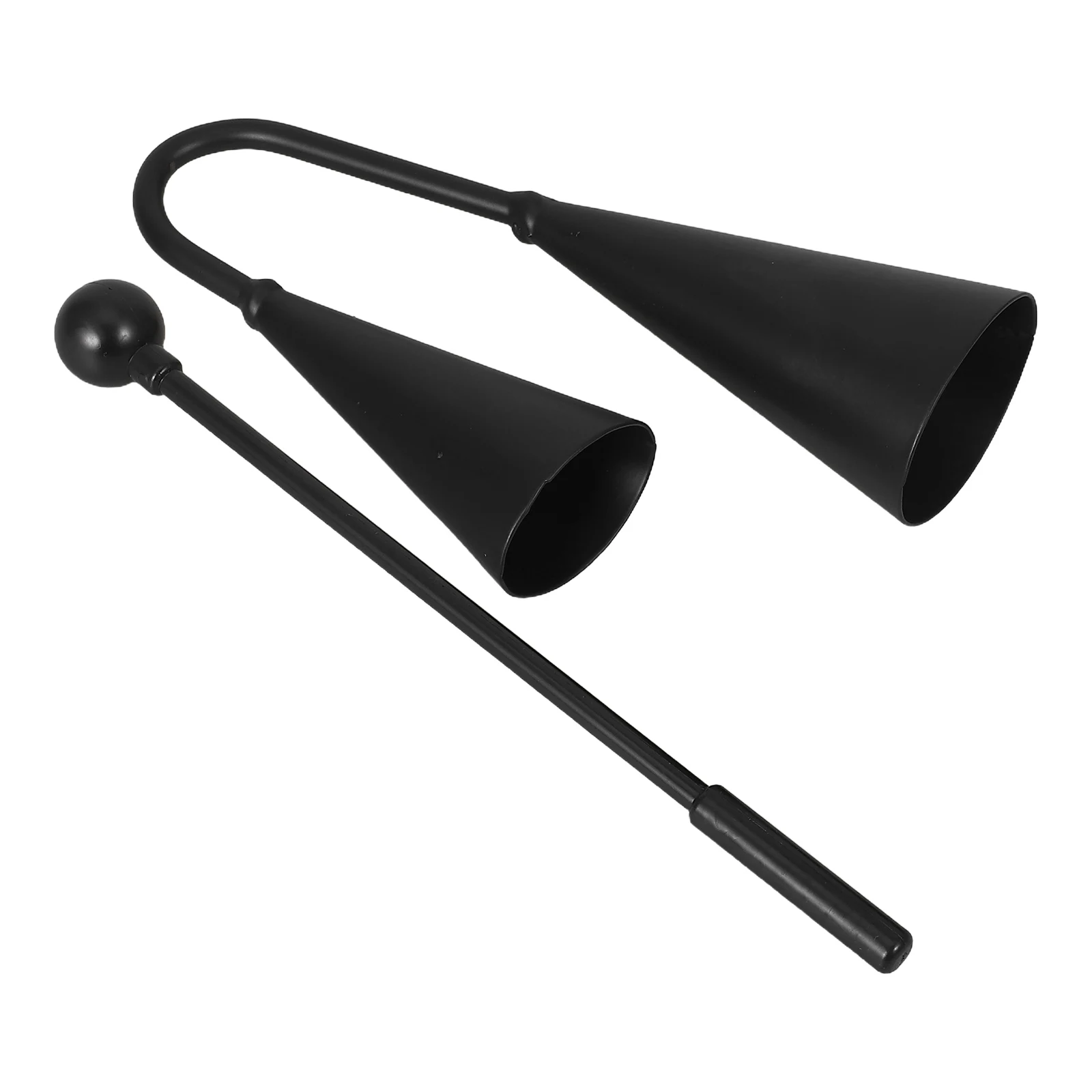 Tubos de metal de sino de extremidade dupla, som claro, instrumentos musicais orff para crianças, brinquedos montessori, mão portátil