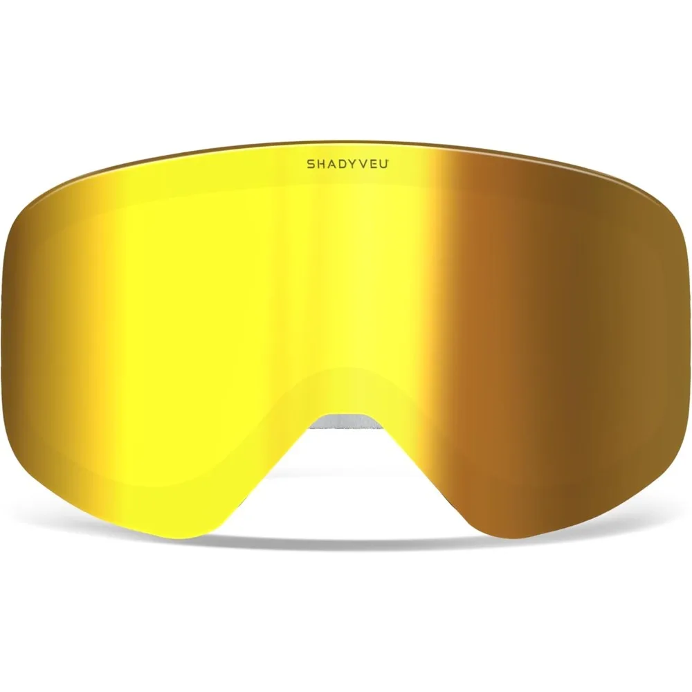 Occhiali da sci da snowboard antiappannamento regolabili con protezione UV400 al 100% e lenti intercambiabili per uomo e donna