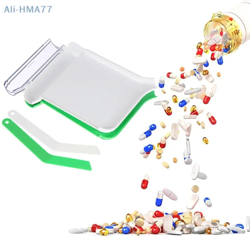 1Set Pills Counting Tray Counter Dispenser Pharmacy Doctor Pharmacists Tool